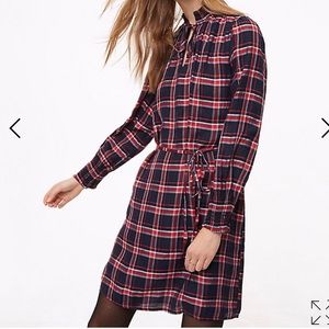 🎀NEW🎀Smocked Neck Plaid Dress